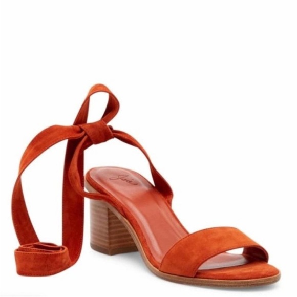 Joie Mamie Burnt Ochre Suede Sandal / SZ 39 or 9 - Picture 3 of 11